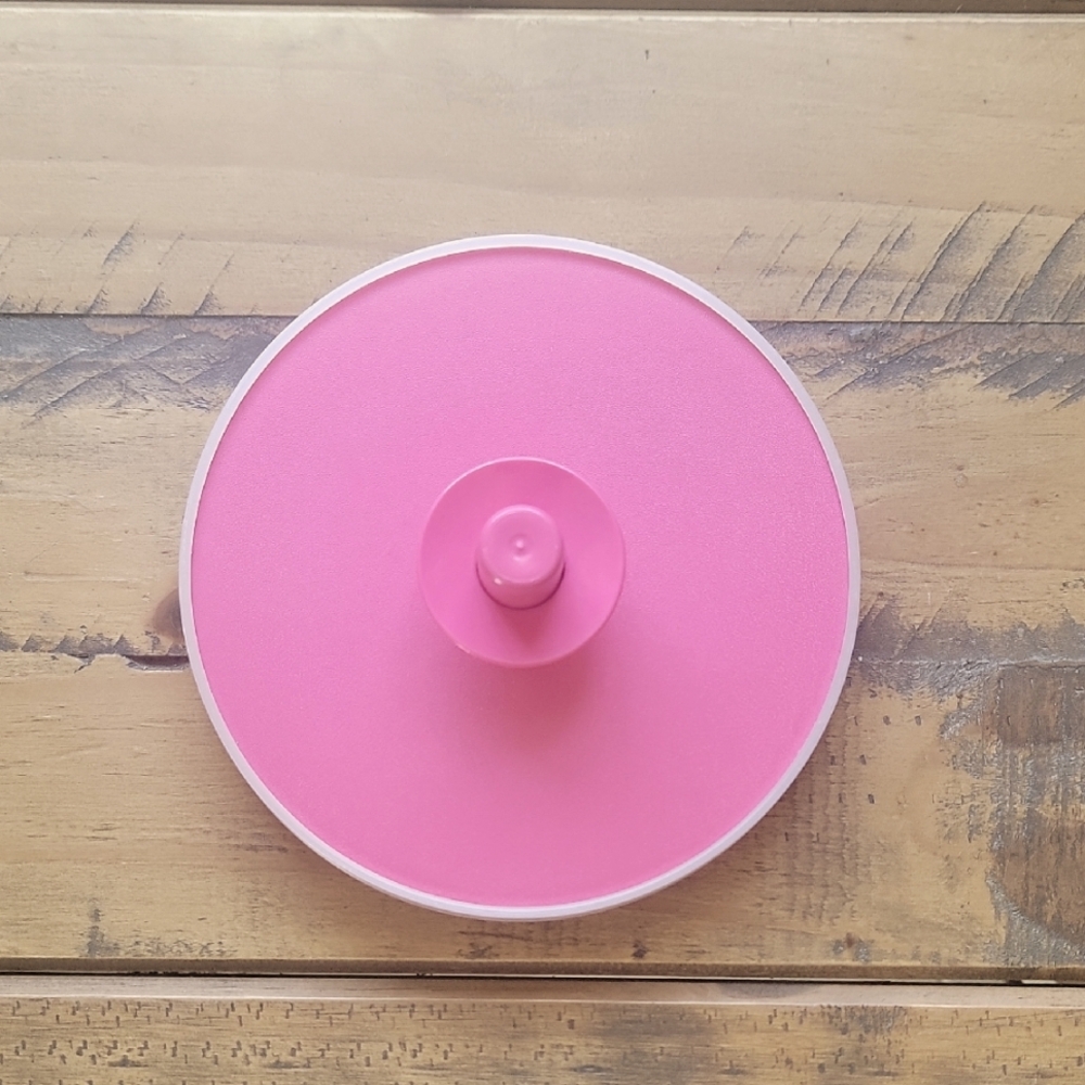 Tupperware Pink Push Button Replacement Lid